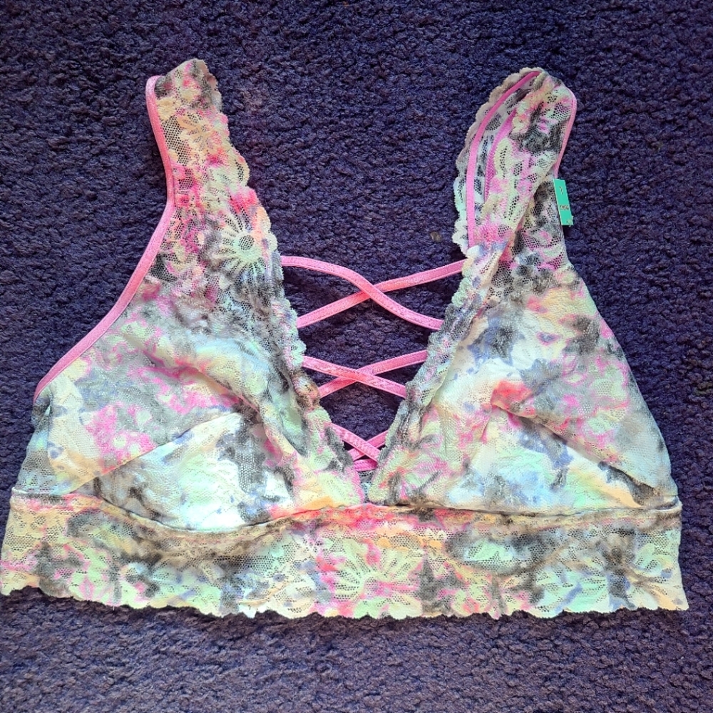 Pink bralette